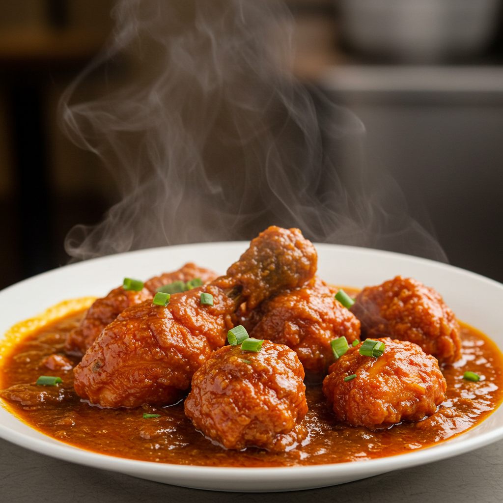 Aafrien Indian Restaurant, chilli chicken gravy