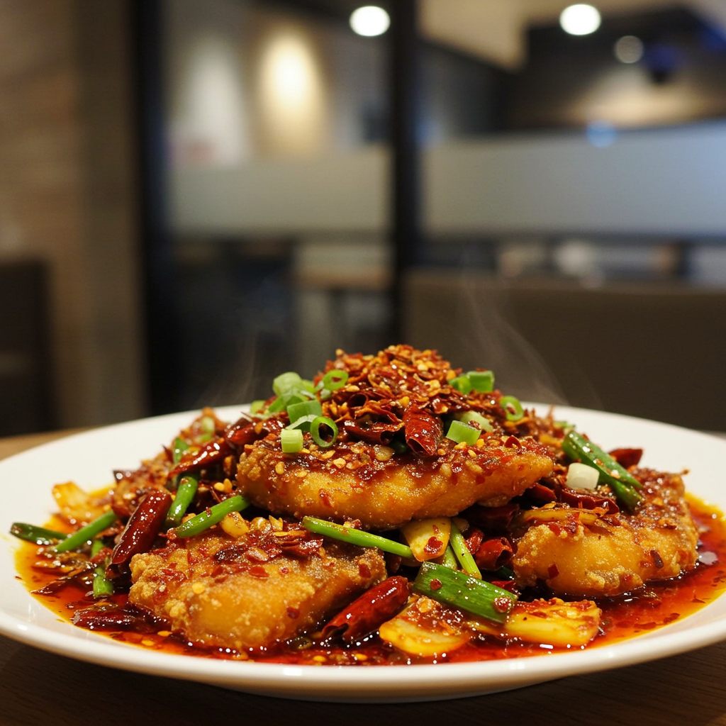 Aafrien Indian Restaurant, chilli fish dry