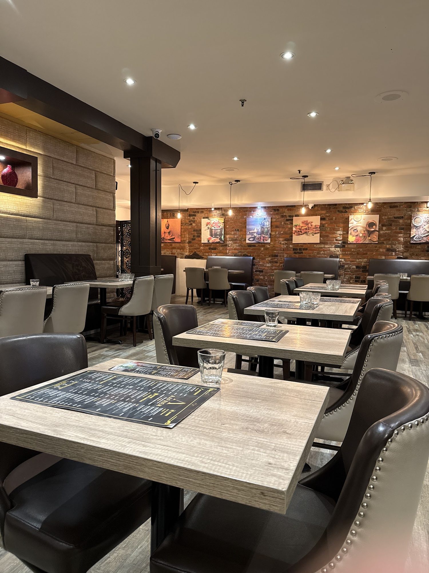 Comfortable seating at Aafrien Indian Restaurant